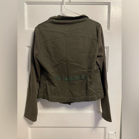 NWT Green Cotton Motocross Jacket - Picture 3 of 4